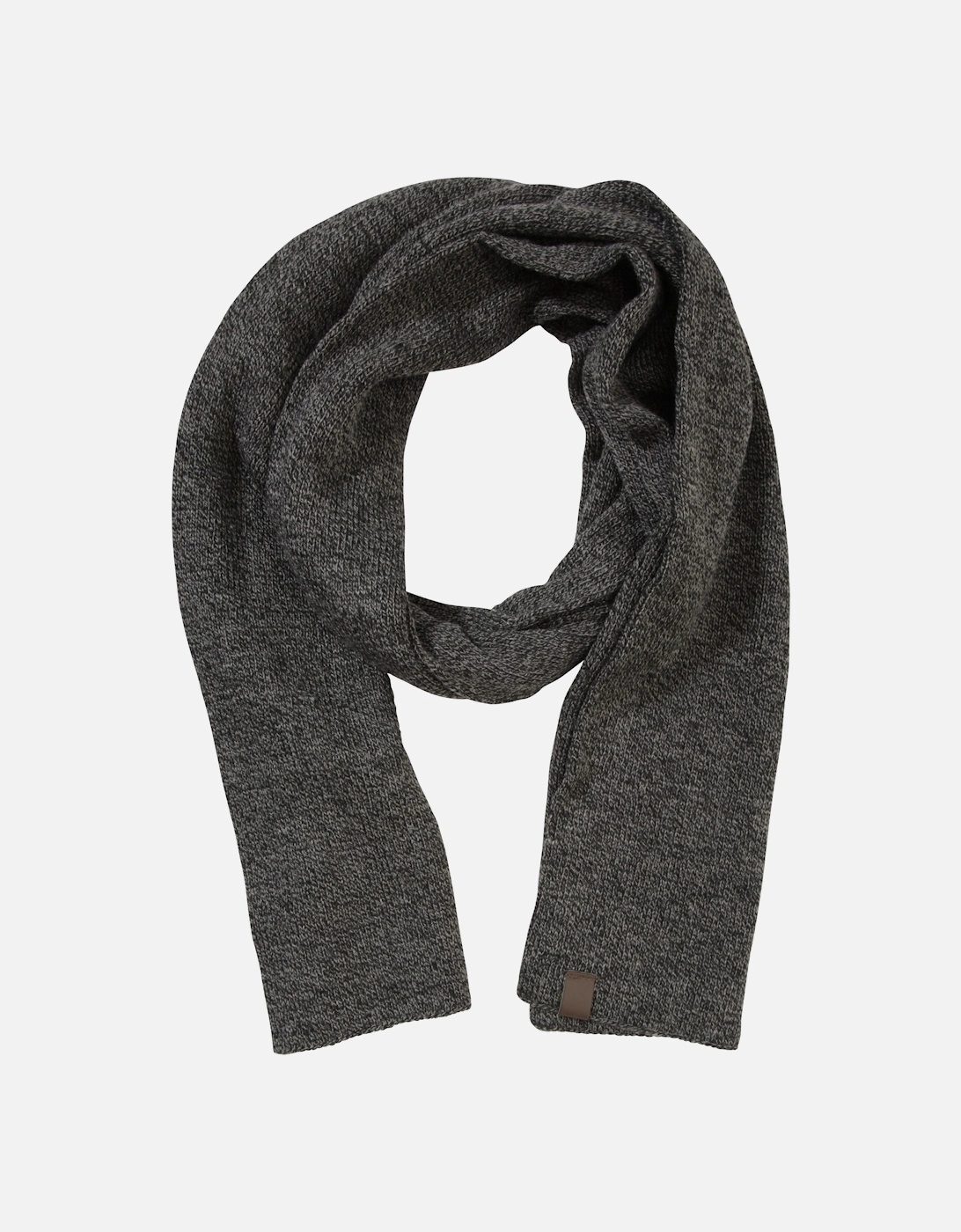 Men's Mountain Warehouse Mens Compass Knitted Winter Scarf - Black - Size: ONE size