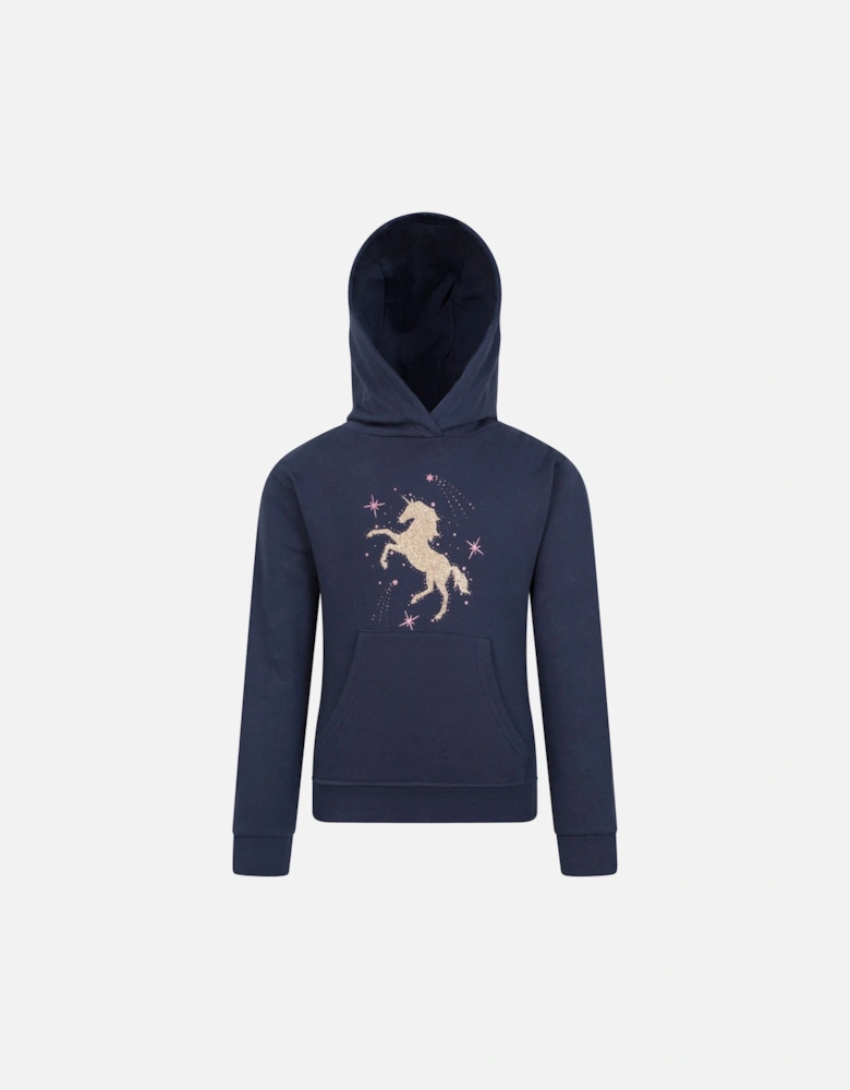 Childrens/Kids Unicorn Organic Hoodie