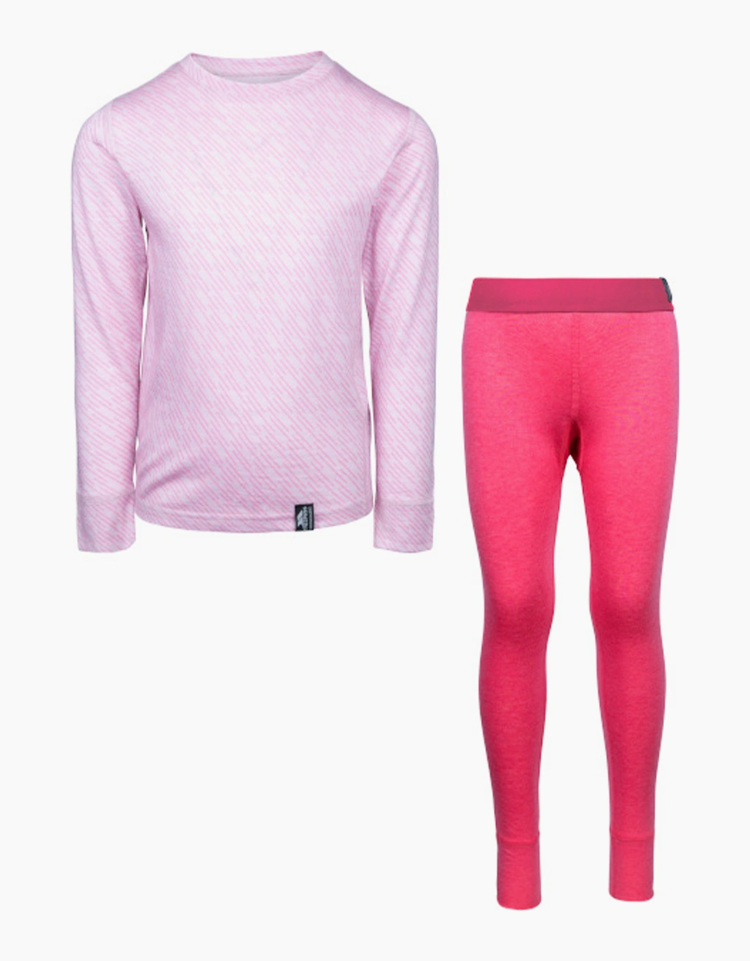 Trespass Boys Pink 'S Childrens/ Alec Base Layer Set - Size: 11 Years/12 Years Kids