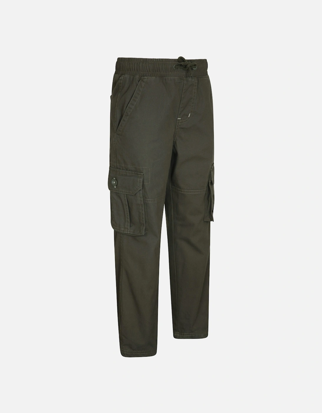 Childrens/Kids Jersey Lined Pull-On Cargo Trousers