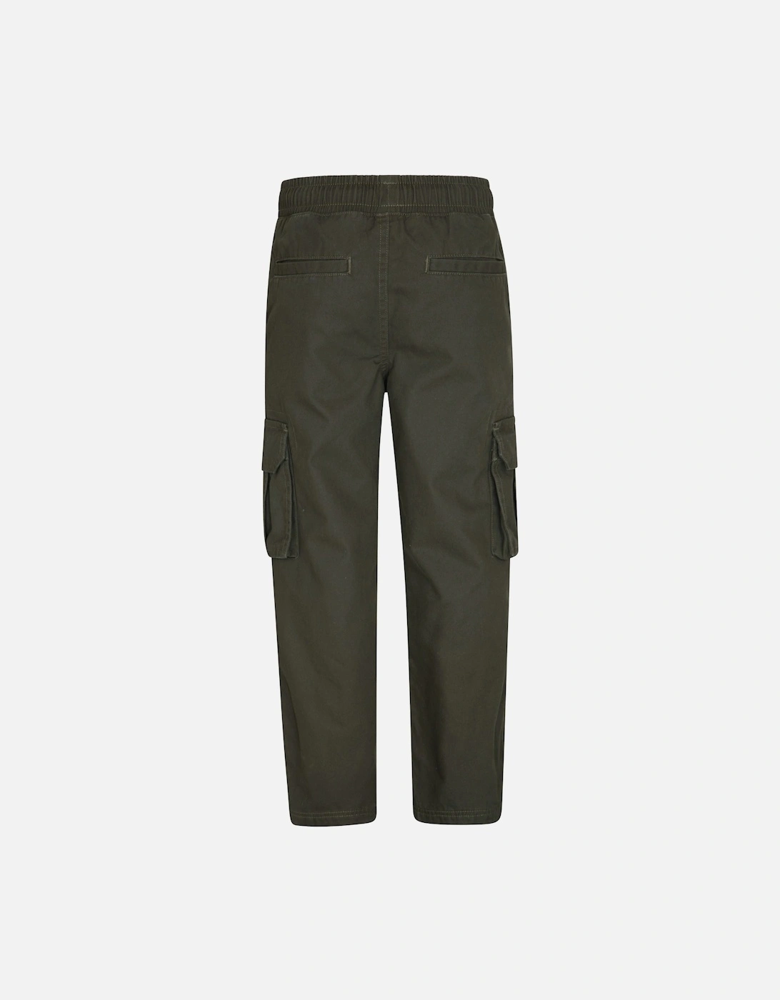 Childrens/Kids Jersey Lined Pull-On Cargo Trousers