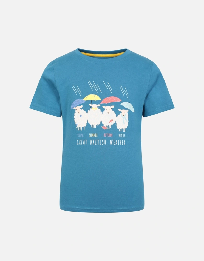 Childrens/Kids British Weather Organic T-Shirt