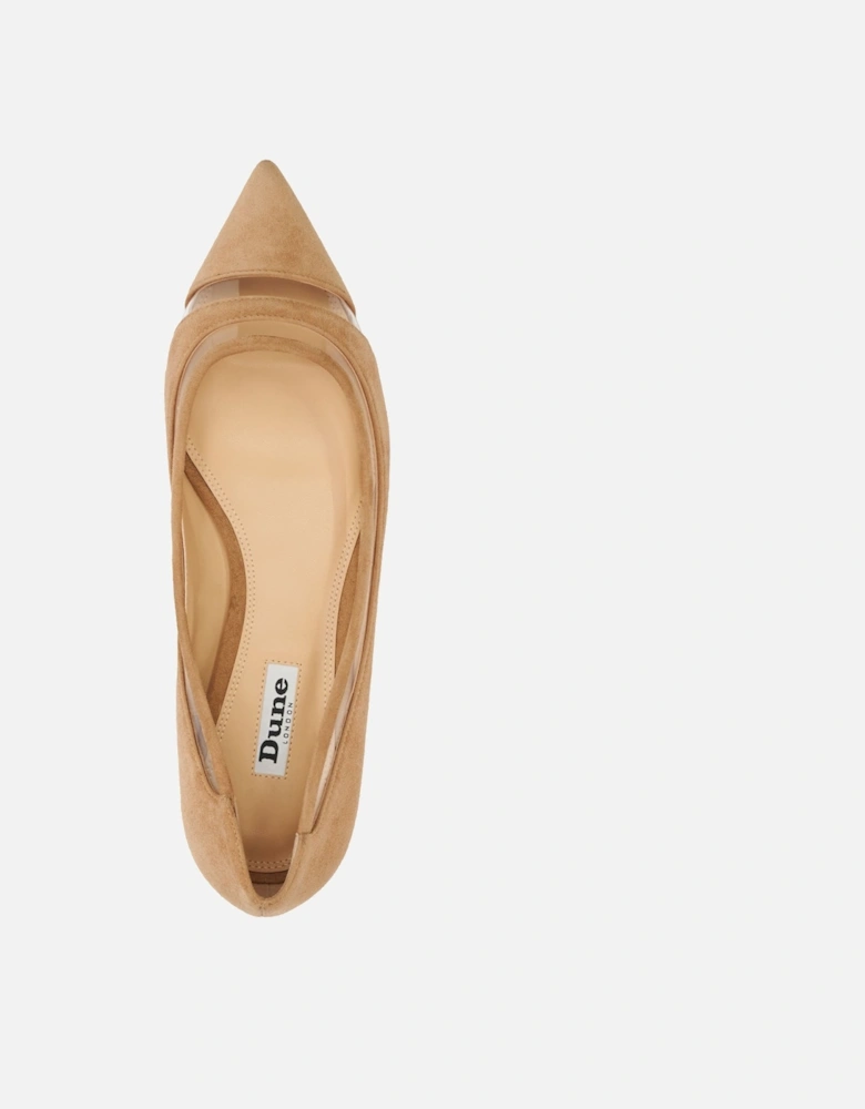 Ladies Hepburn - Pointed Cut Out Ballet Flats