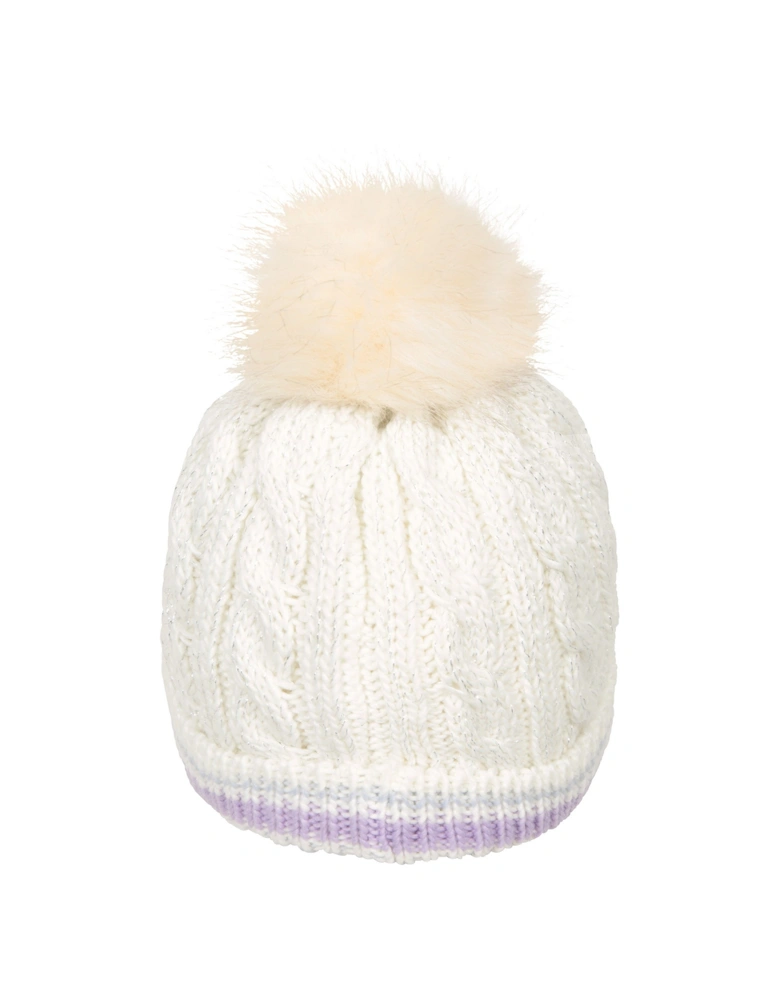 Childrens/Kids Unicorn Pom Pom Beanie