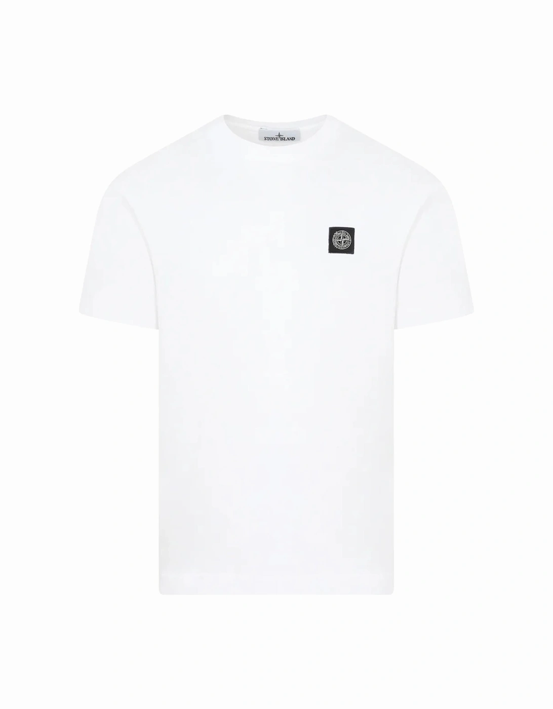 Compass Patch Logo T-Shirt in White, 6 of 5