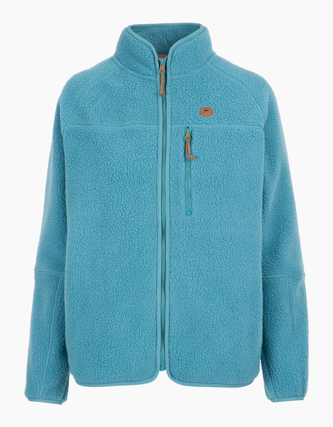 Trespass Women's Blue / Quake Leather Trim Fleece Jacket - Size: 18/16