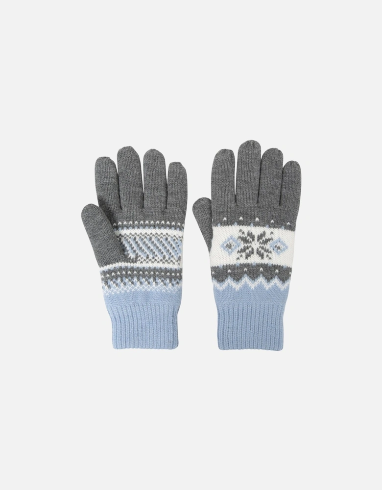 Womens/Ladies Thinsulate Fair Isle Gloves