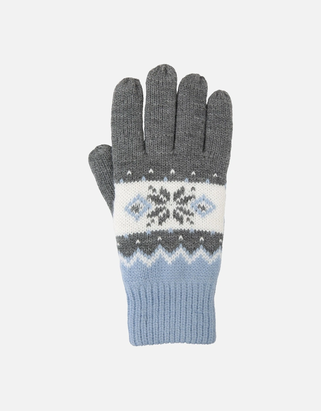 Womens/Ladies Thinsulate Fair Isle Gloves, 5 of 4