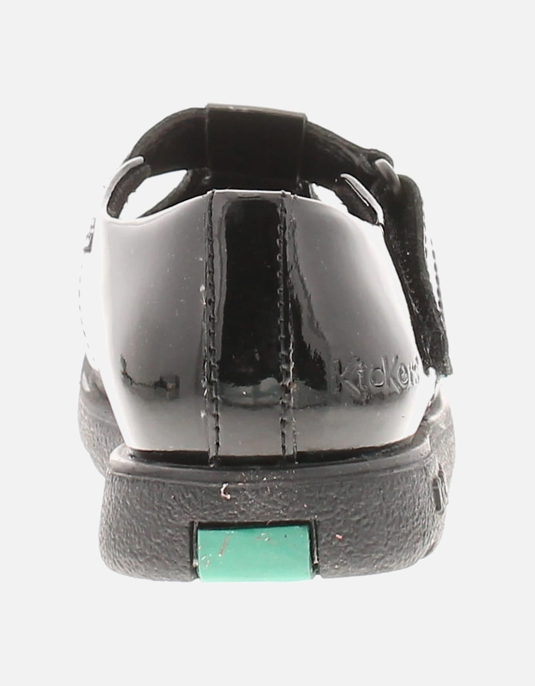 Infant Girls Shoes School Fragma T Bar T Fastening Leather black UK Size