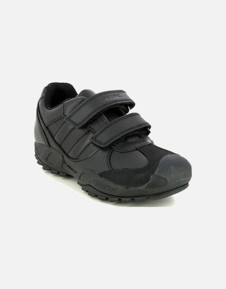 Savage J841VB School Shoes in Black