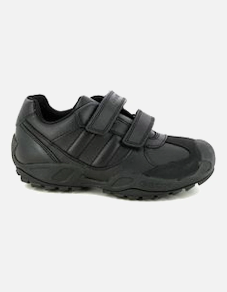 Savage J841VB School Shoes in Black