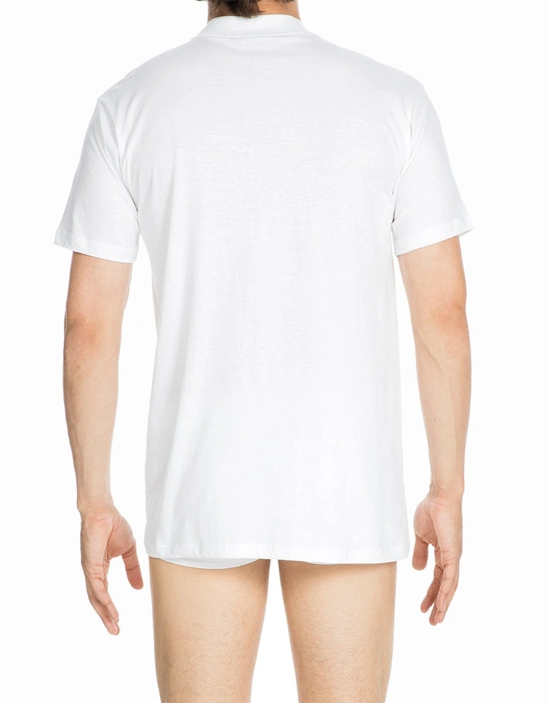 Harro Pure Cotton Crew-Neck T-Shirt, White