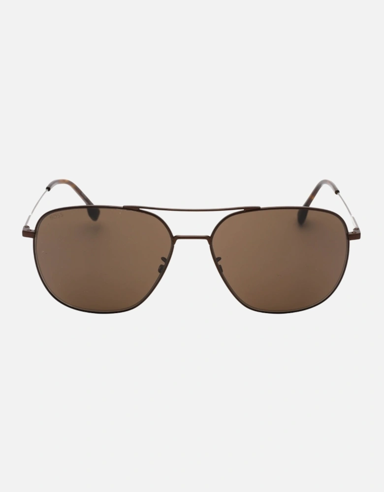 1557 01Ot 70 Brown Sunglasses