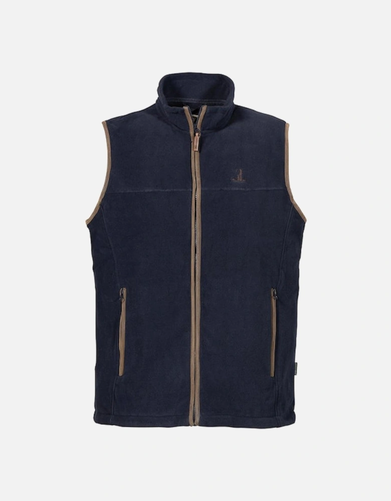 Scotland Fleece Vest Blue