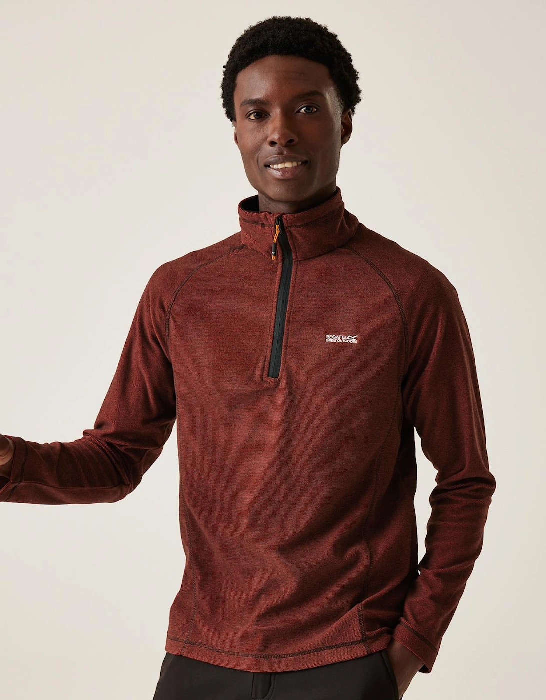 Mens Montes Half Zip Fleece Jumper