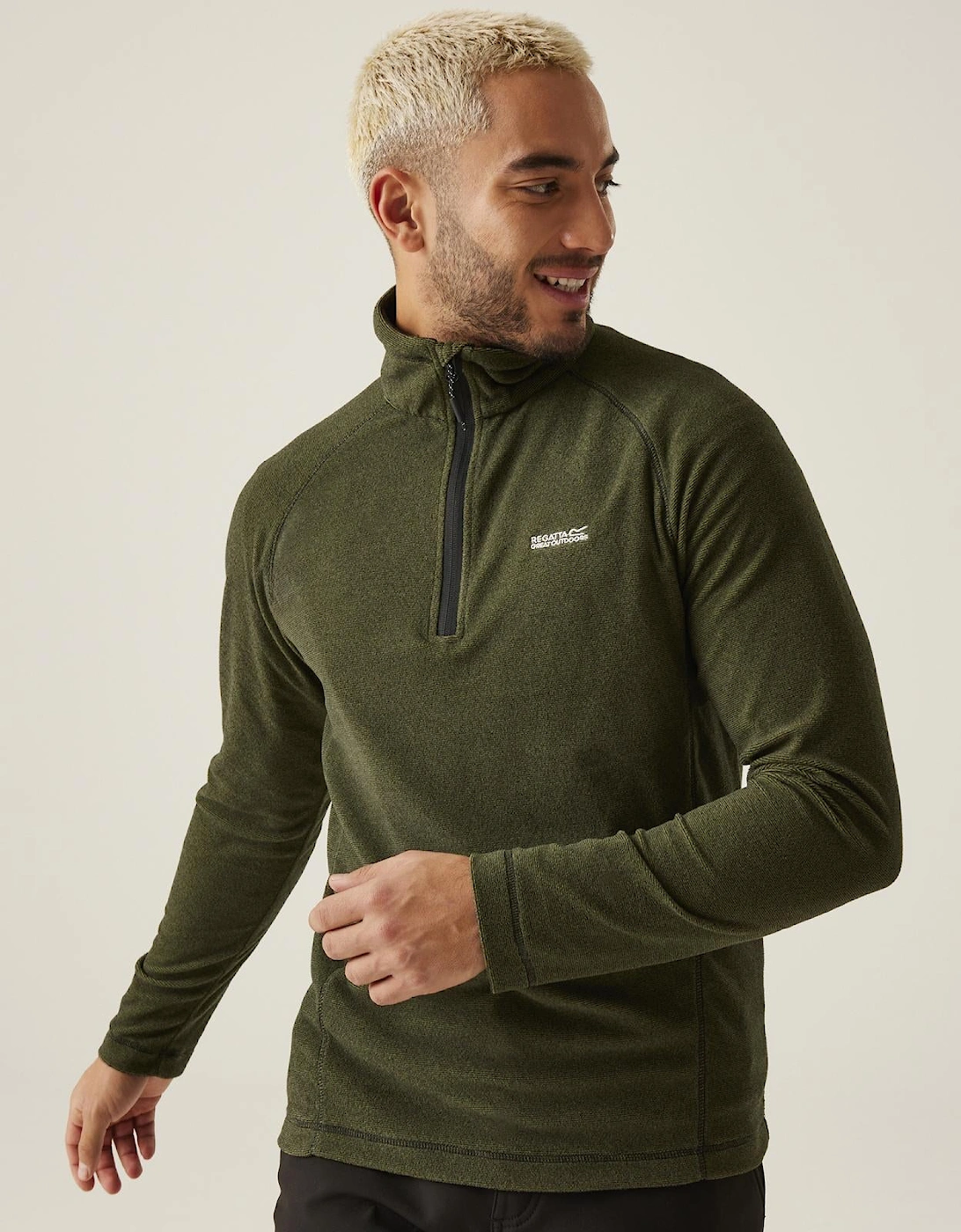 Mens Montes Half Zip Fleece Jumper