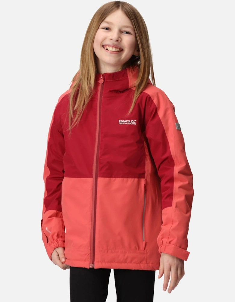 Kids Beamz III Waterproof Hooded Jacket - Black Seal