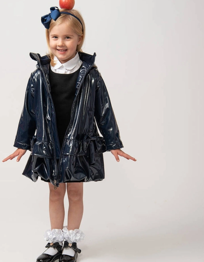 Navy School Rain Coat