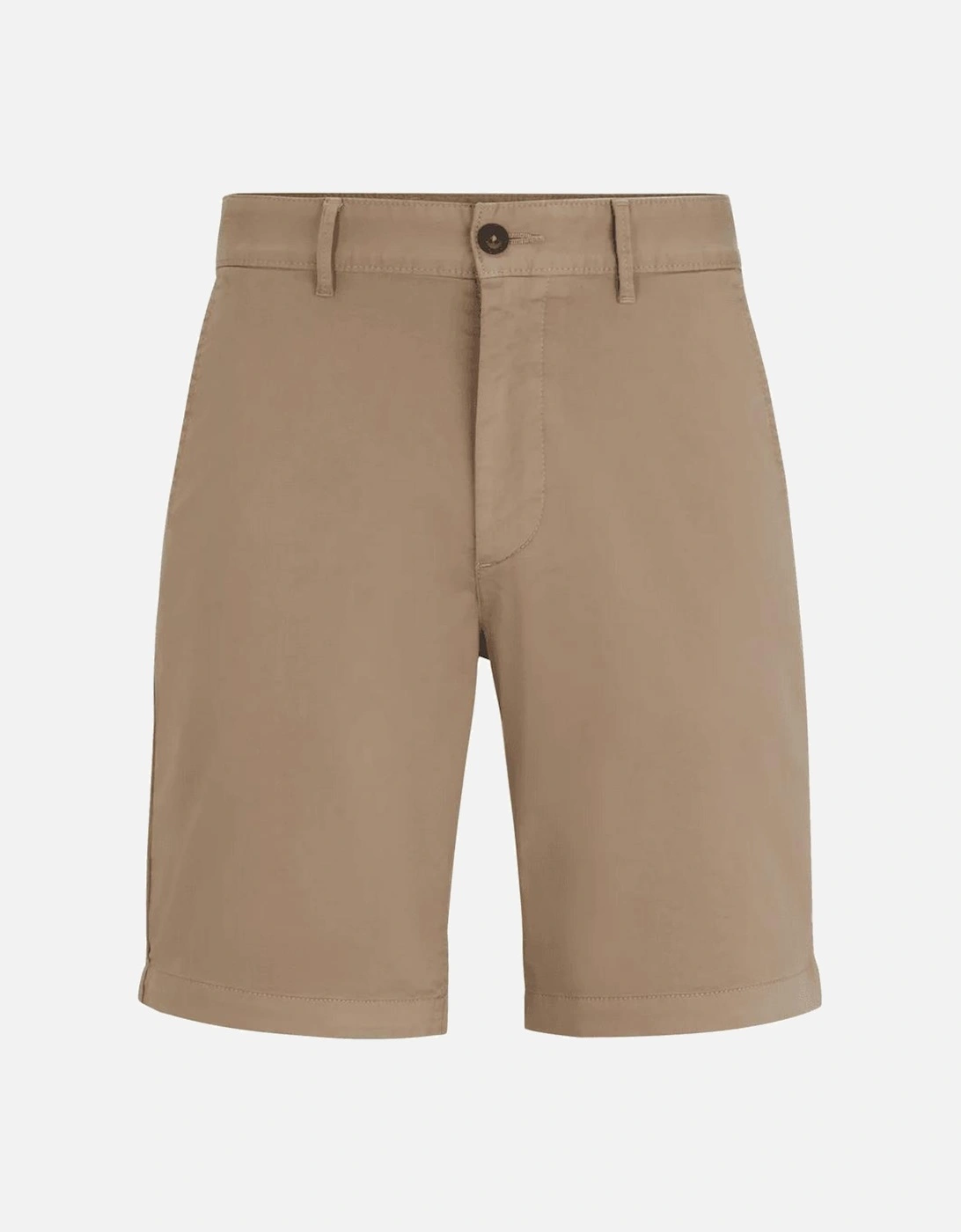 Cotton Slim Fit Brown Chino Shorts, 4 of 3