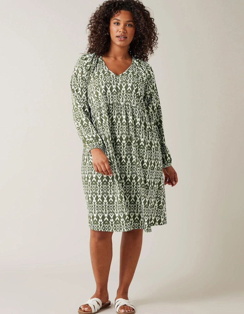 Jersey Crepe Tea Dress