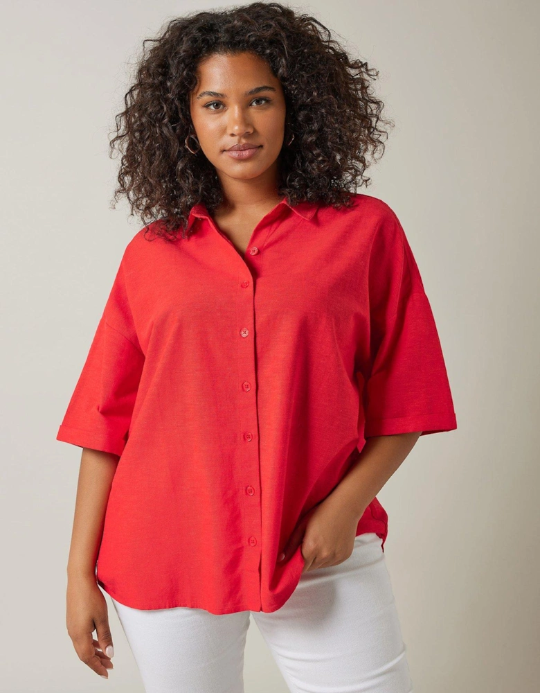 Short Sleeve Shirt - Red