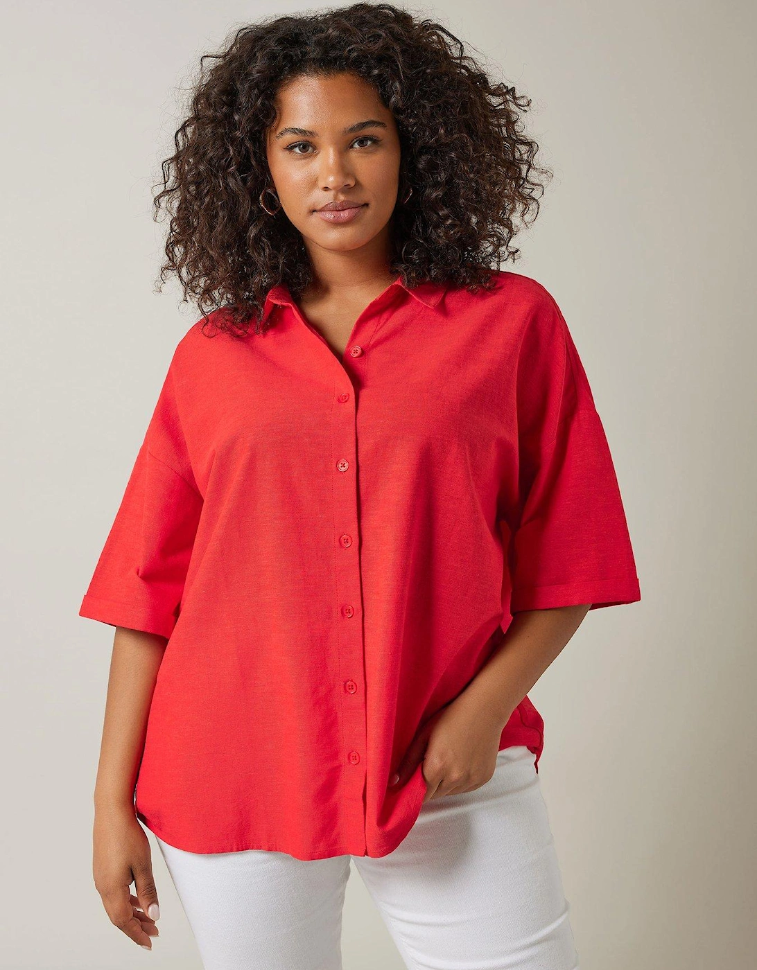 Short Sleeve Shirt - Red, 2 of 1