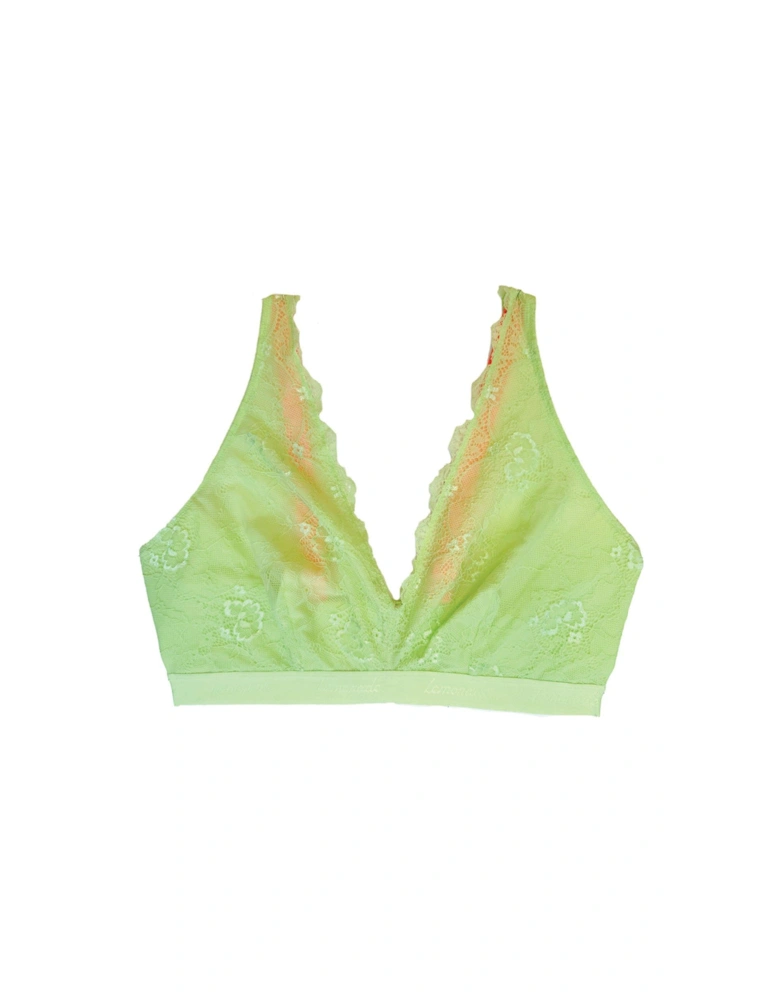 Lace Fuller Cup Bra - Pistachio