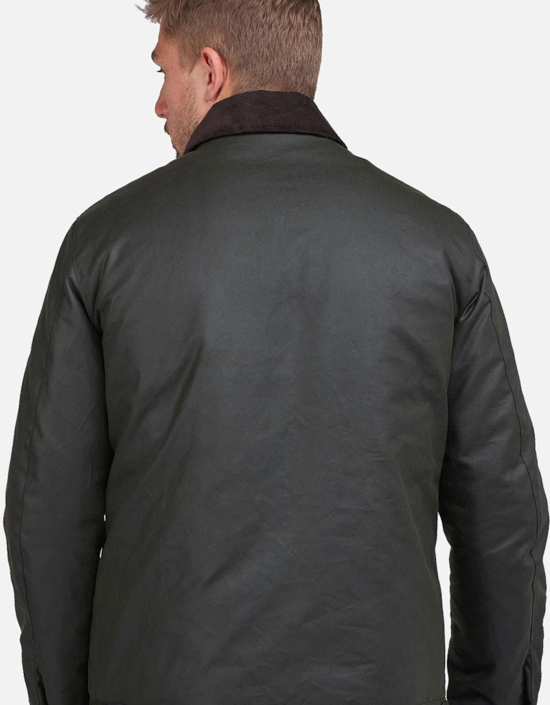 Steve Mcqueen Workers Wax Jacket Sage