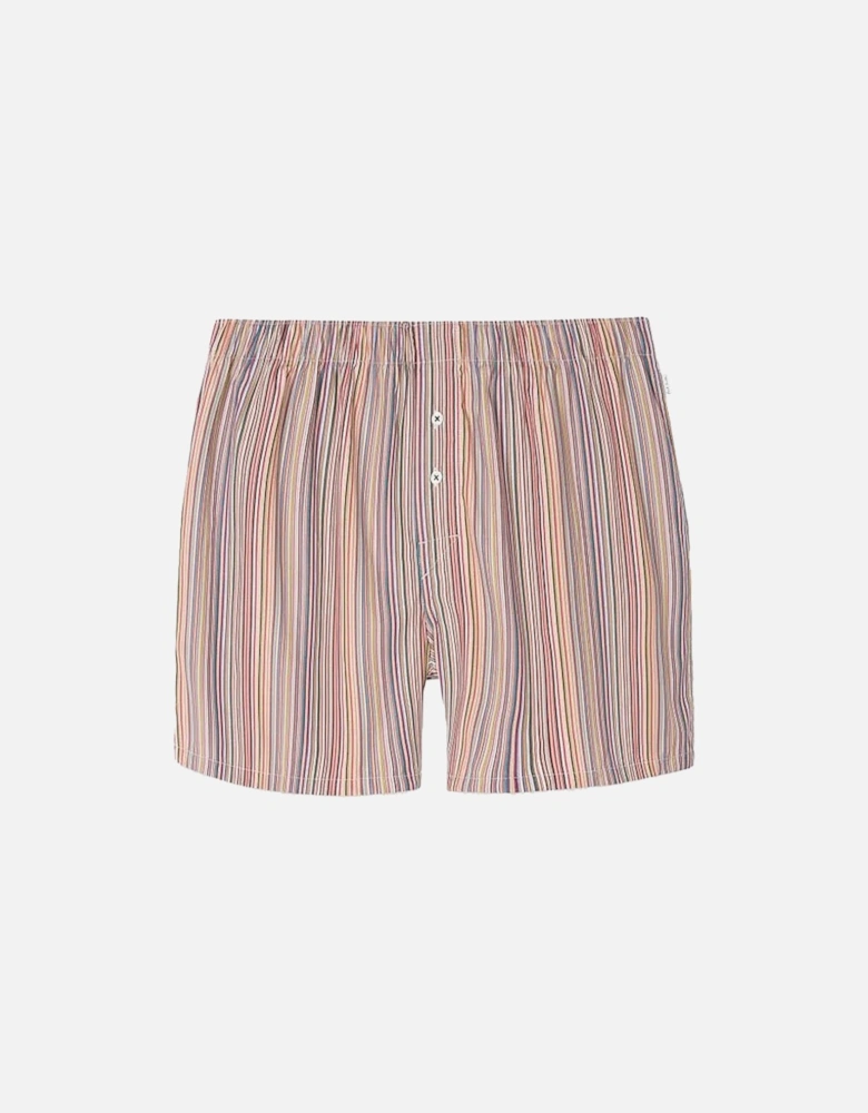 Signature Stripe Cotton Boxer Short, Multicoloured