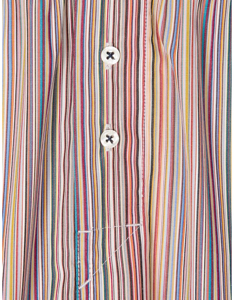 Signature Stripe Cotton Boxer Short, Multicoloured