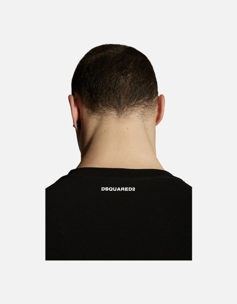 2-Pack Basic V-Neck T-Shirts, Black