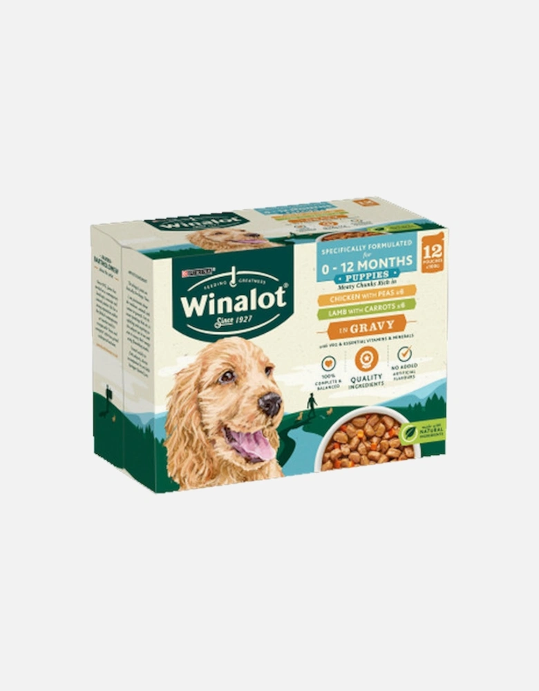 Winalot Puppy Food Pouches Mixed in Gravy 12x100g