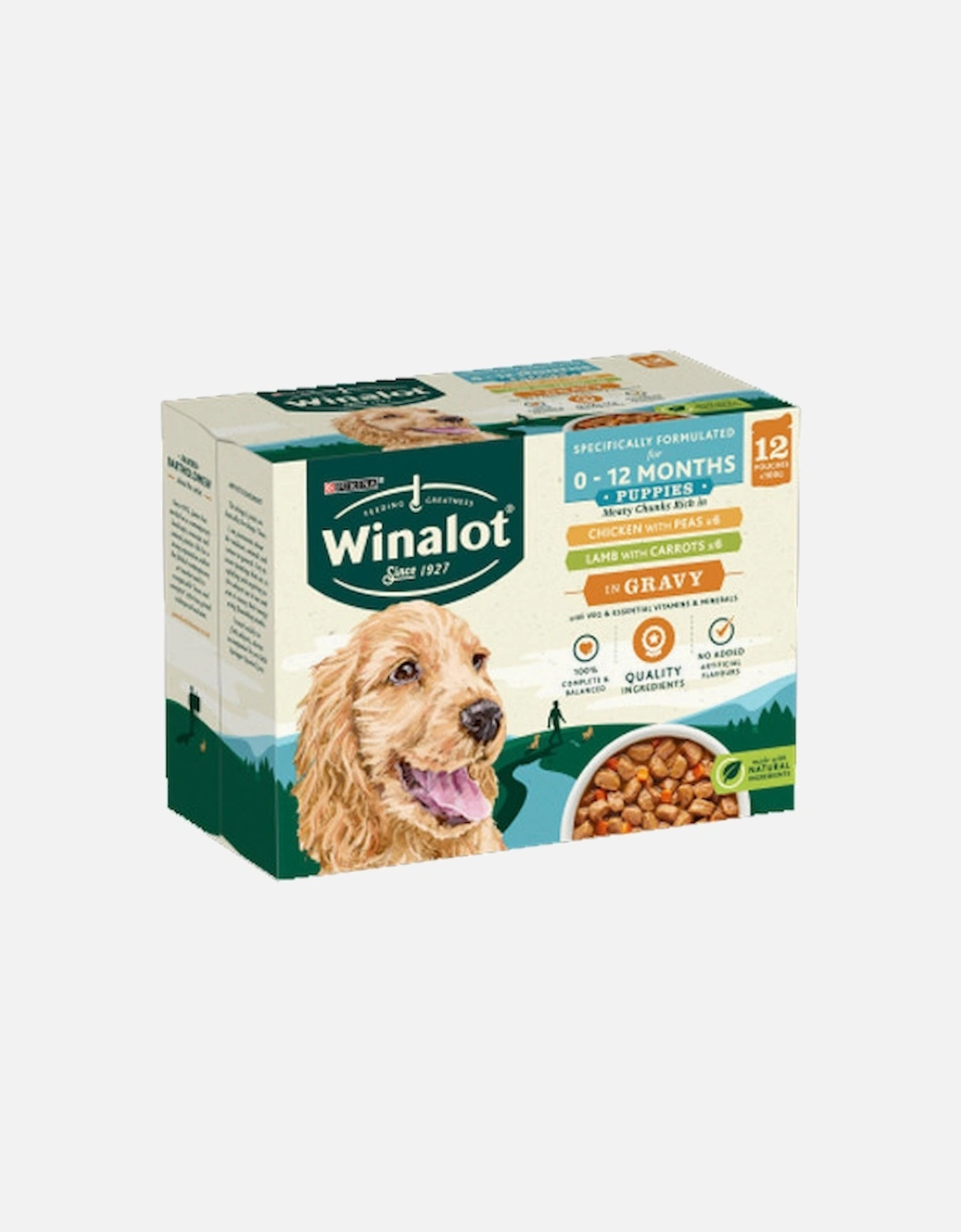 Winalot Puppy Food Pouches Mixed in Gravy 12x100g, 6 of 5