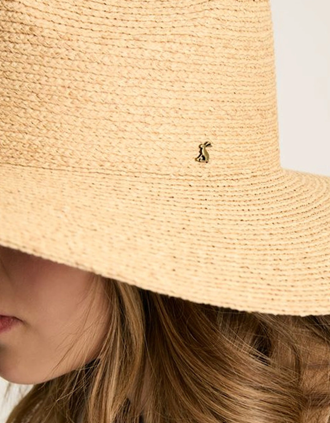 Women's Seville Natural Straw Fedora Hat