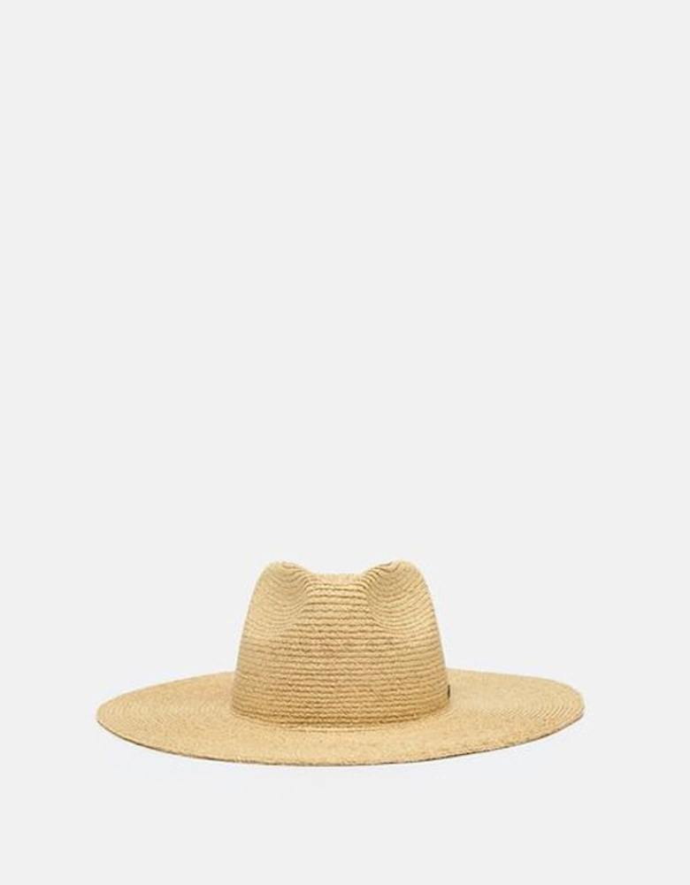 Women's Seville Natural Straw Fedora Hat