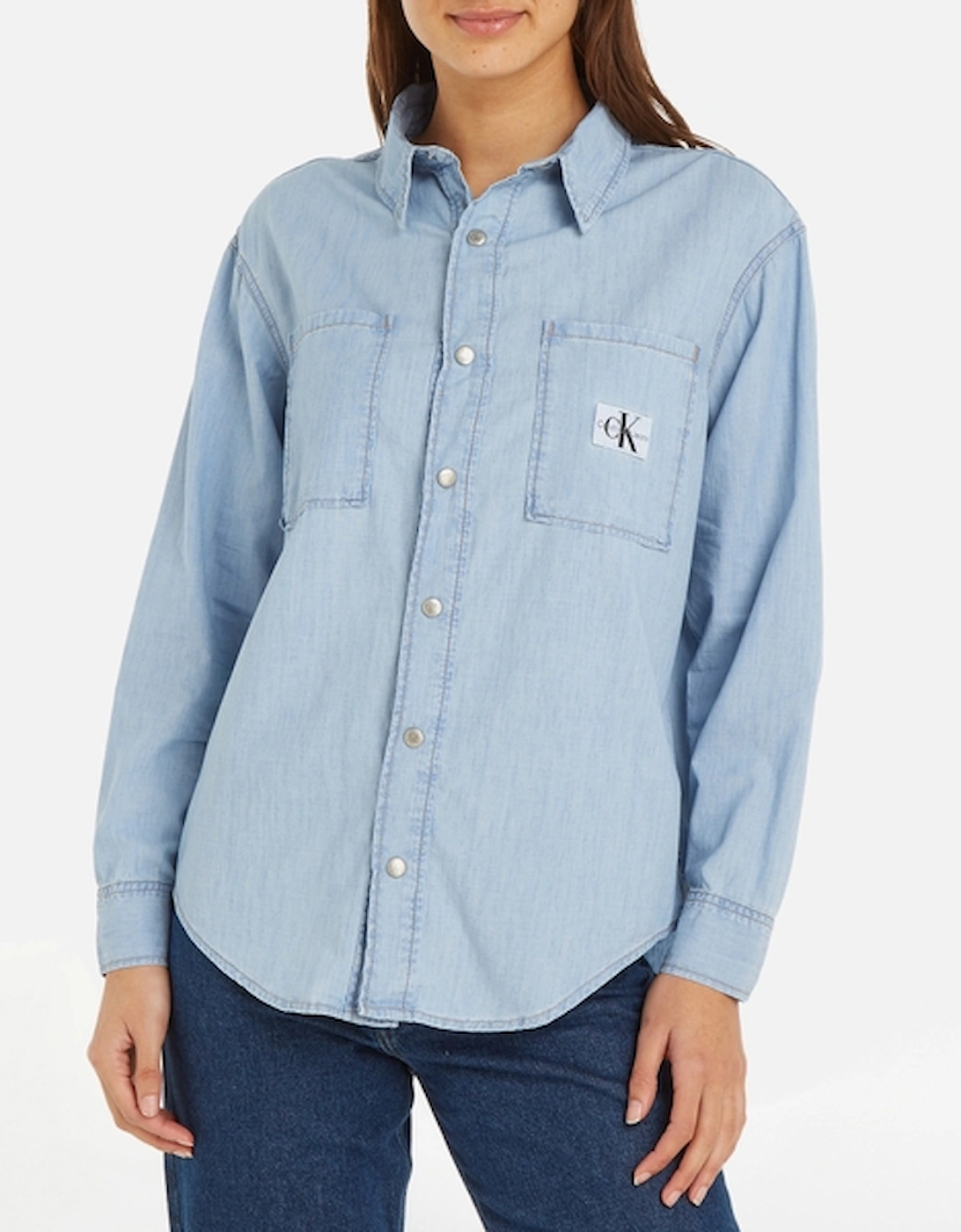 Jeans Oversized Denim Shirt, 2 of 1