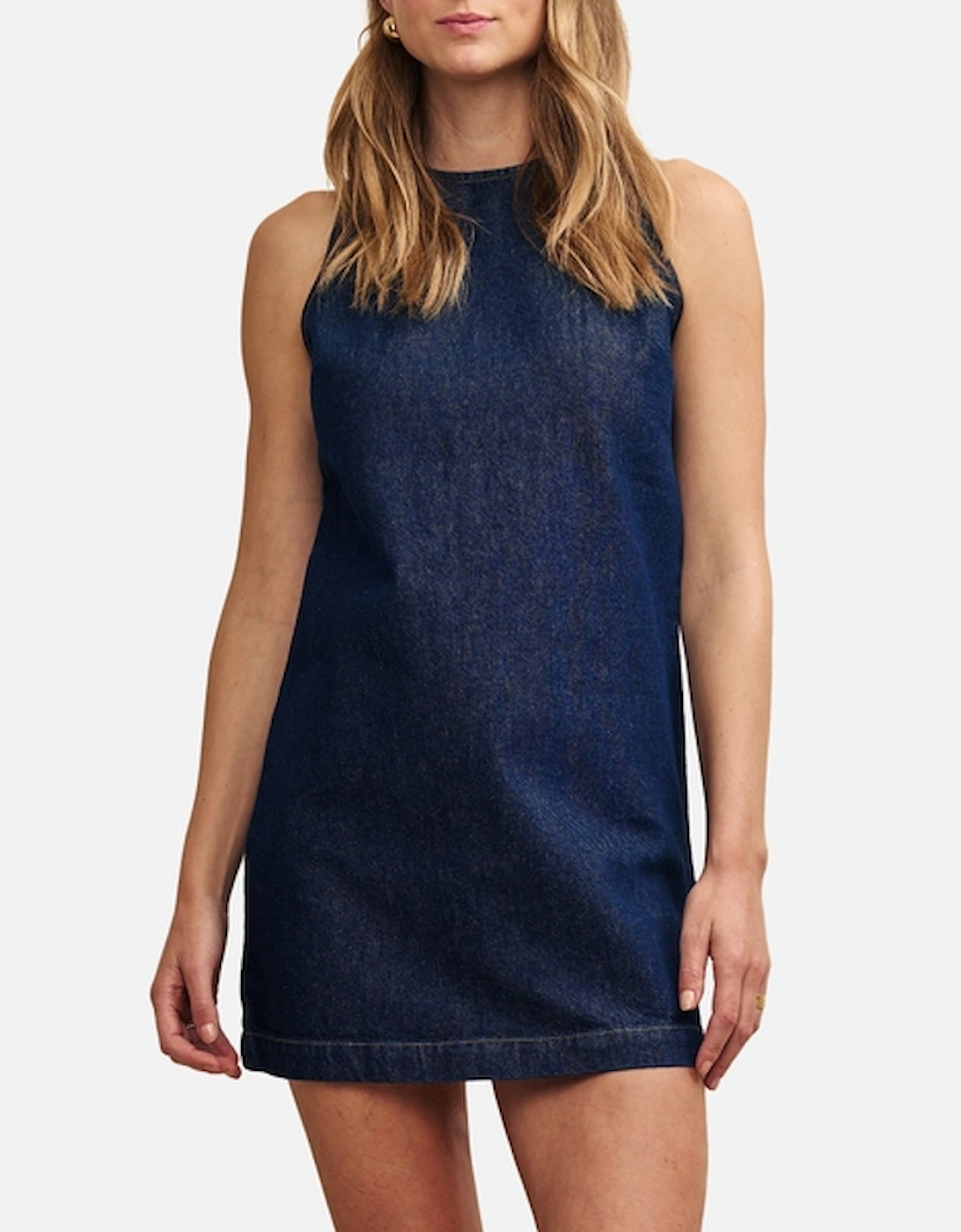 Palermo Racer Denim Pinnie Dress, 2 of 1