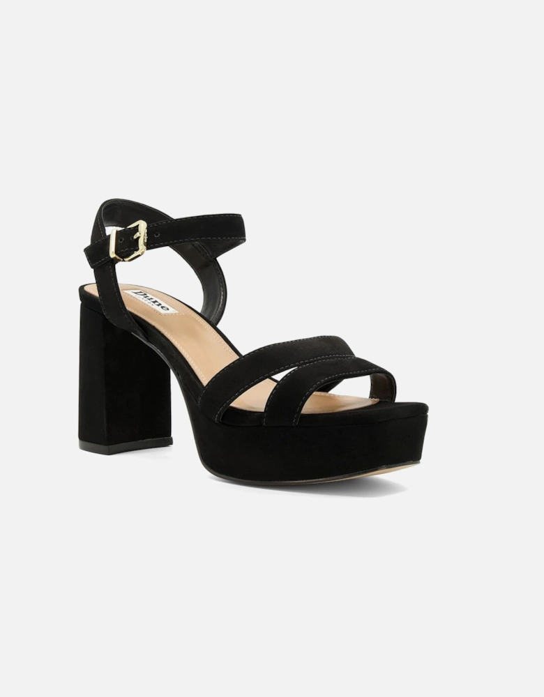 Ladies Molten - Leather Mid-Platform Sandals