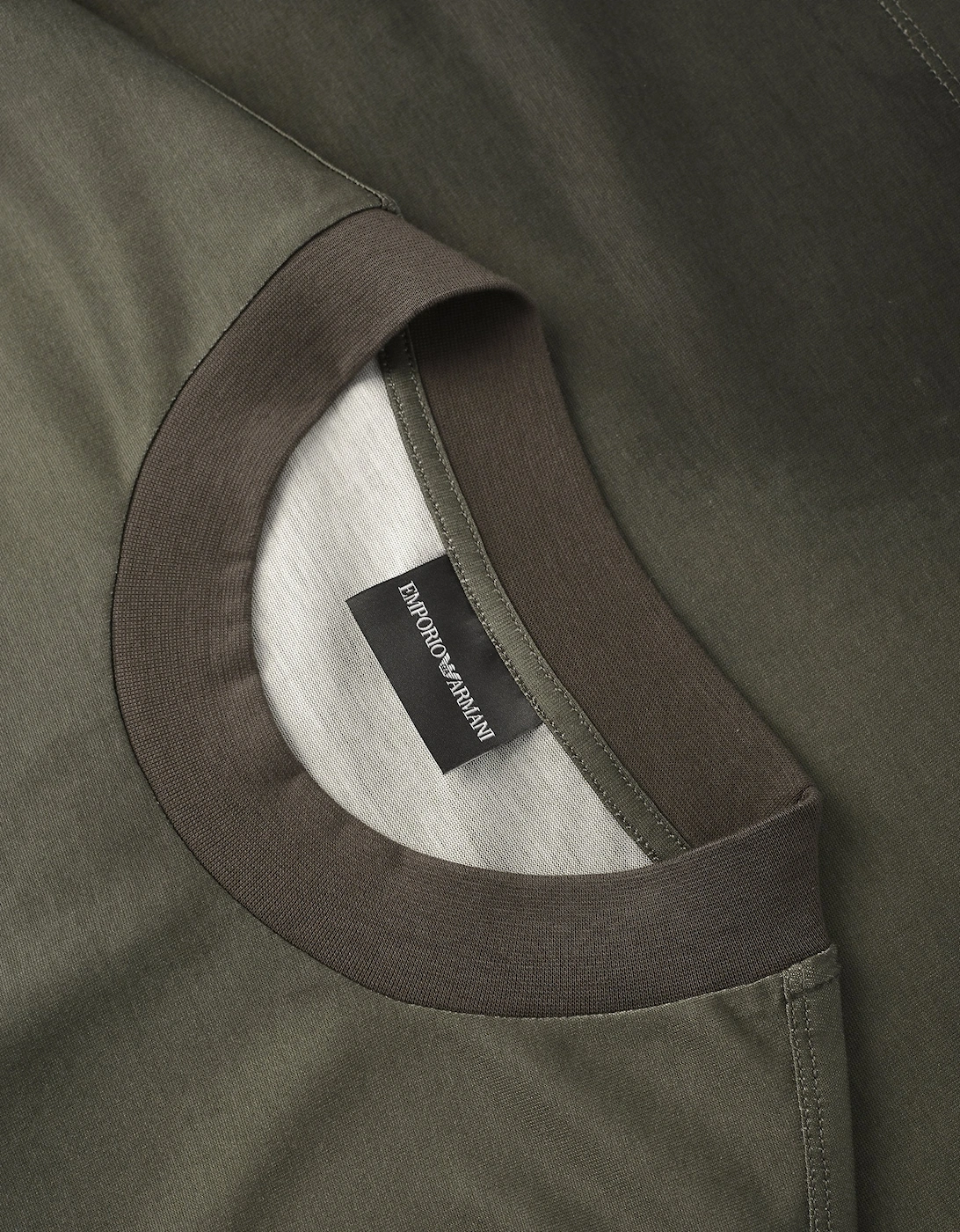 Cotton Pocket T Shirt Khaki