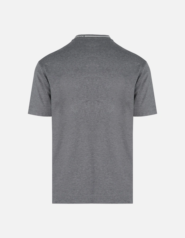 Branded Cotton T Shirt Grey