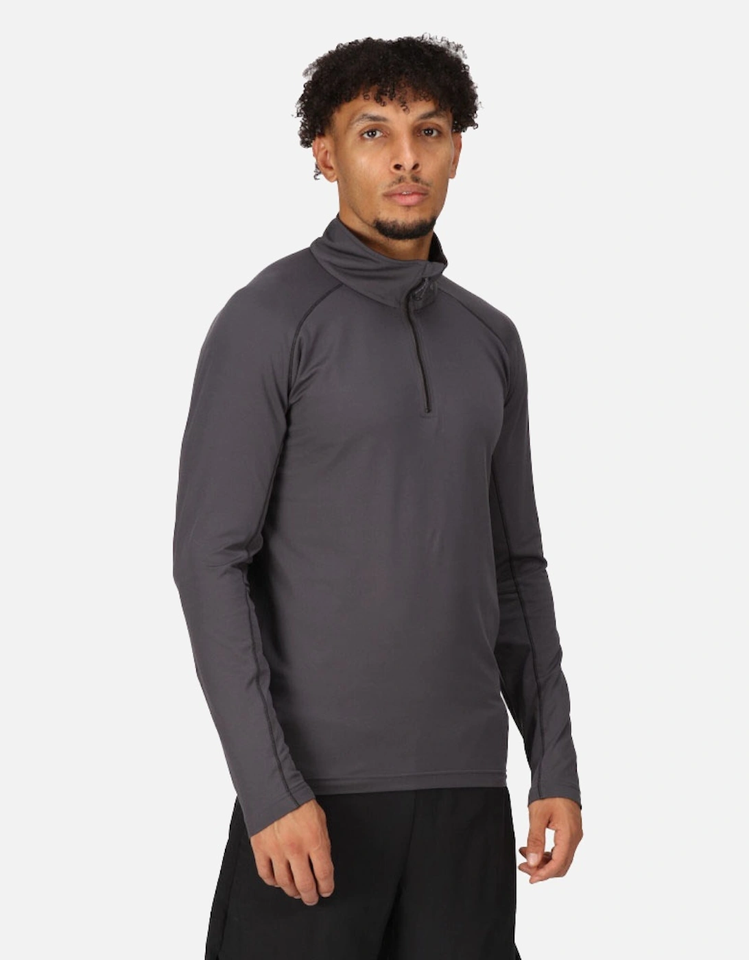 Mens Core Stretch Half Zip Sweatshirt, 6 of 5