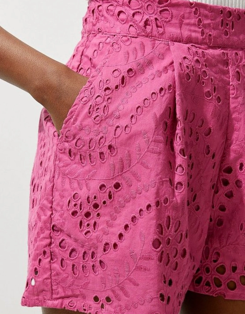 Cotton Broderie Woven Short