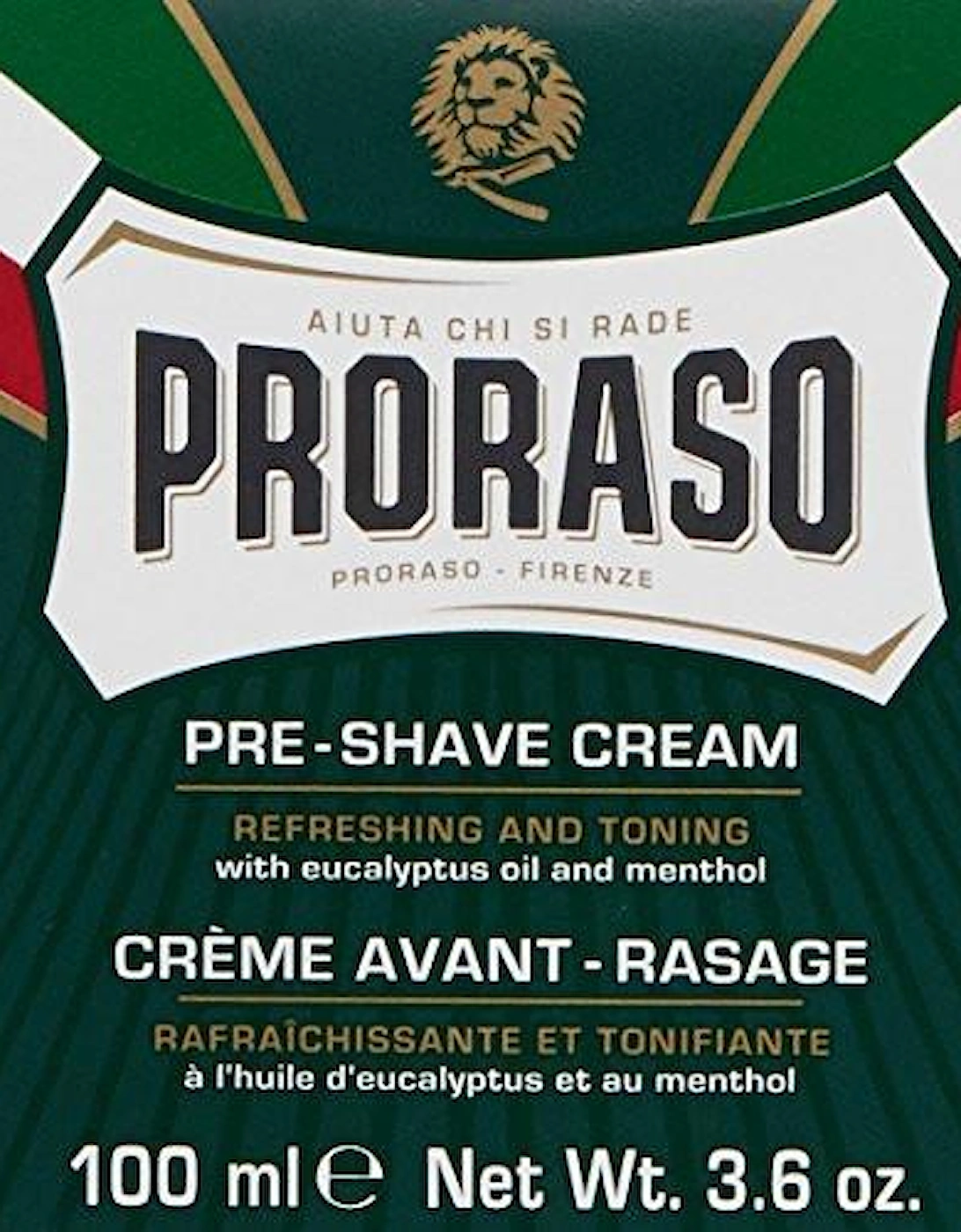 Pre Shave Cream - Eucalyptus & Menthol (100ml)