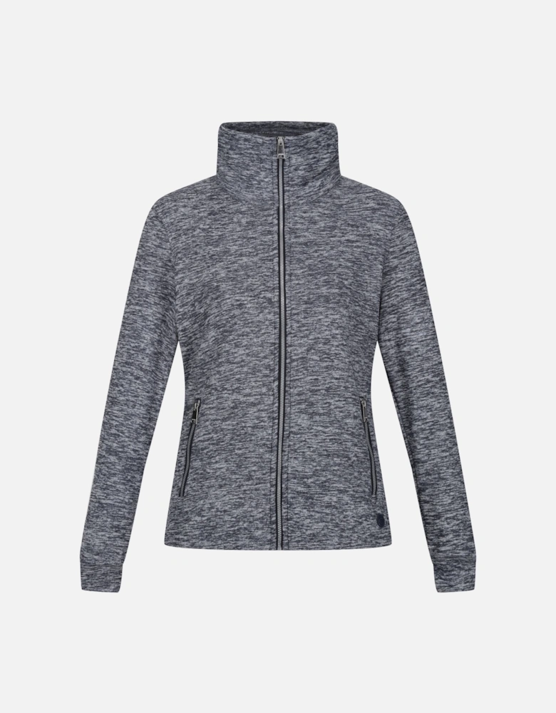Womens/Ladies Azaelia Marl Full Zip Fleece Jacket
