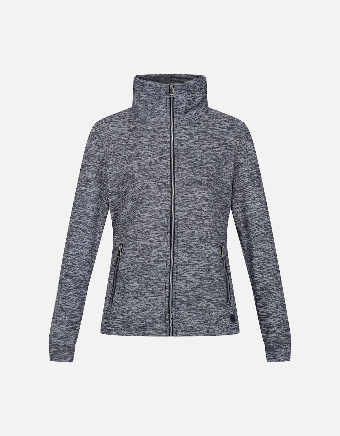 Womens/Ladies Azaelia Marl Full Zip Fleece Jacket, 6 of 5