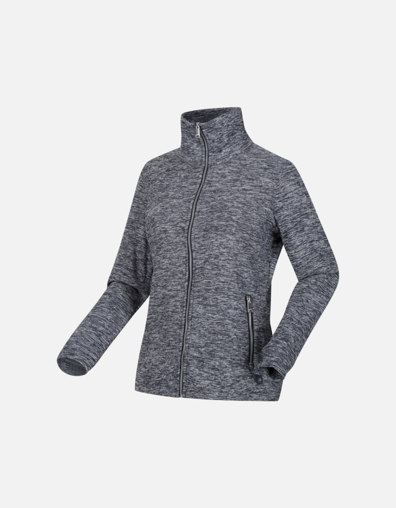Womens/Ladies Azaelia Marl Full Zip Fleece Jacket