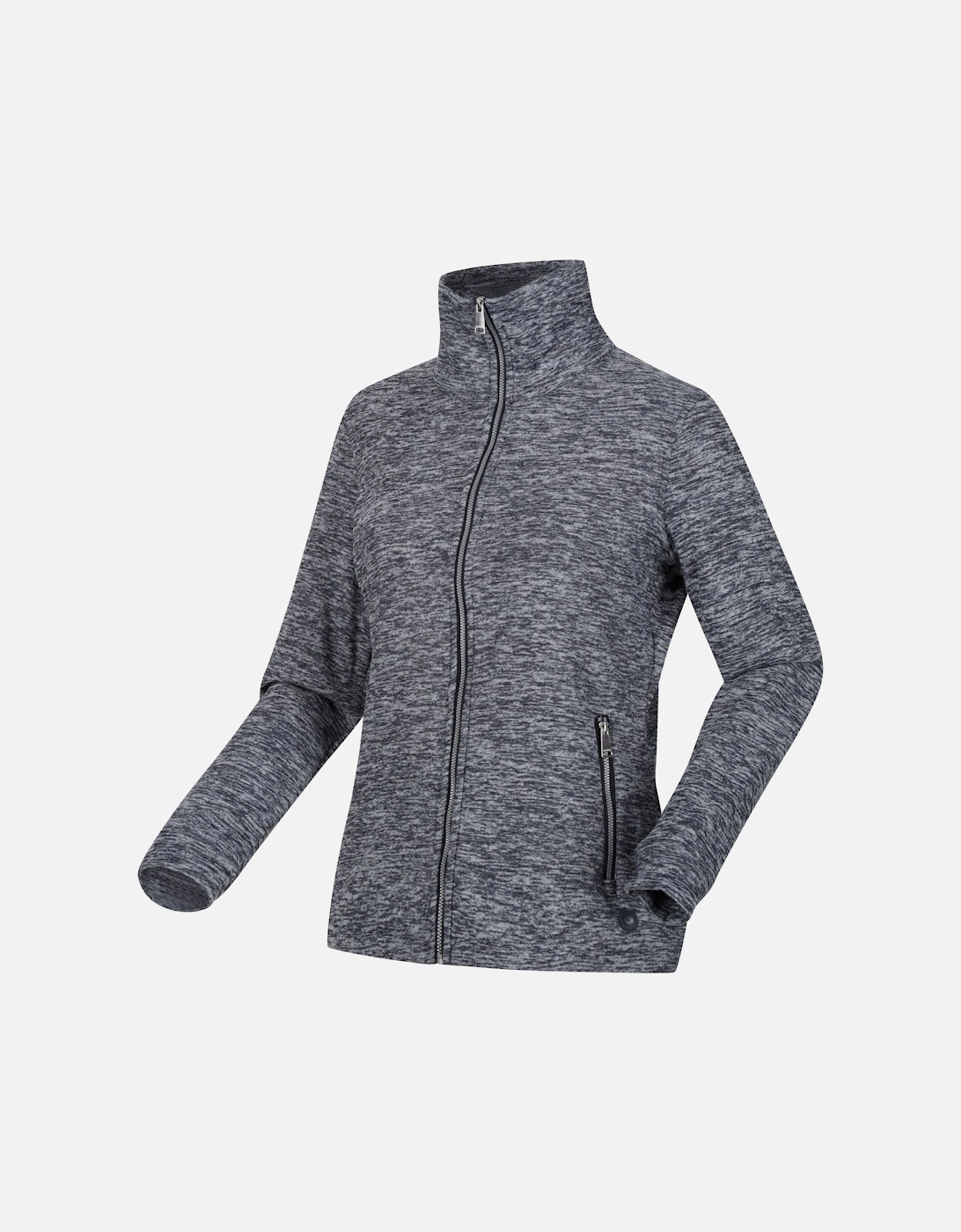 Womens/Ladies Azaelia Marl Full Zip Fleece Jacket