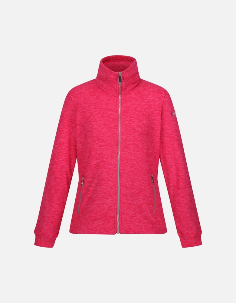 Womens/Ladies Azaelia Marl Full Zip Fleece Jacket