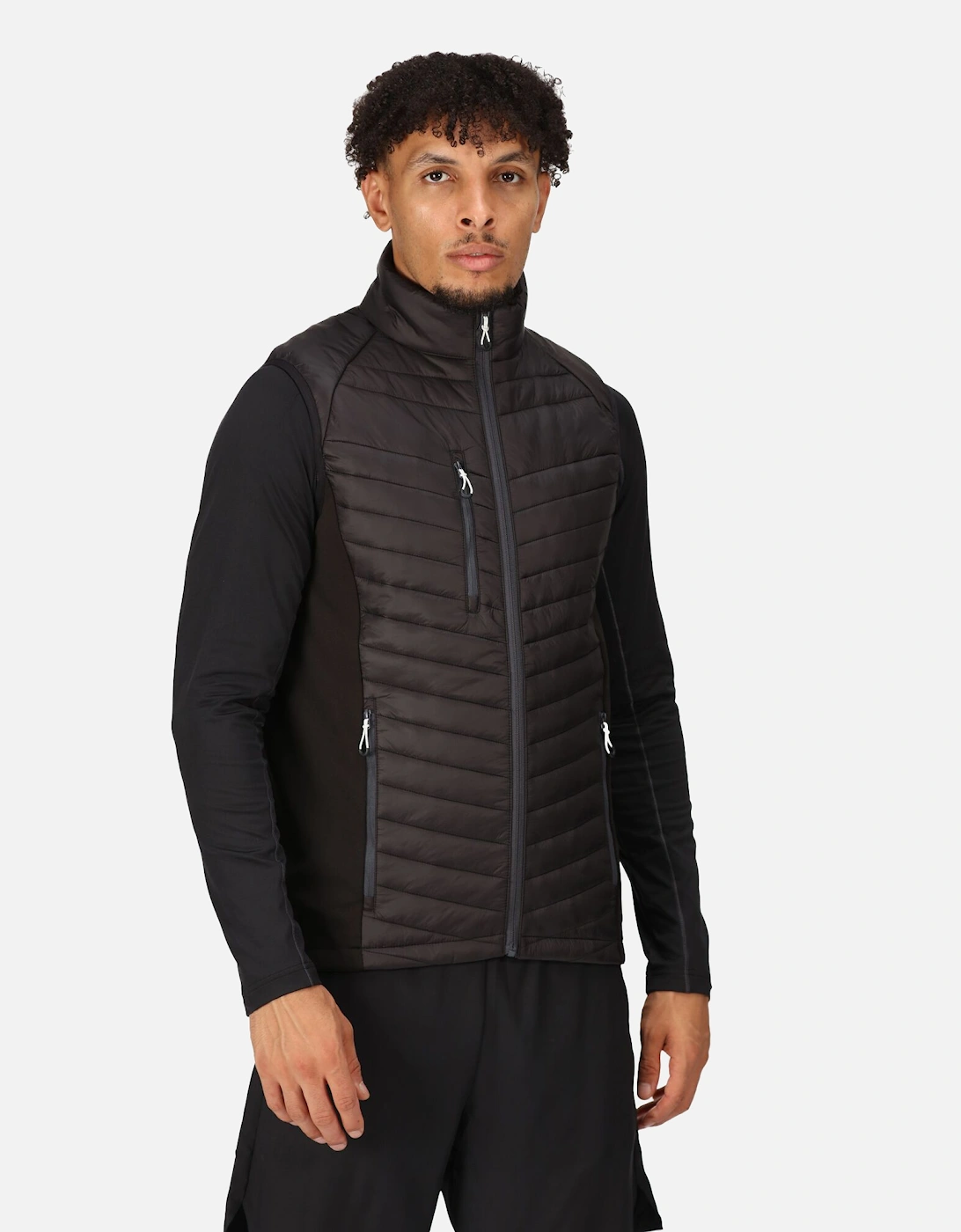 Mens Navigate Quilted Hybrid Gilet