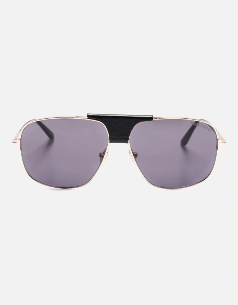 Tex Metal Sunglasses Black